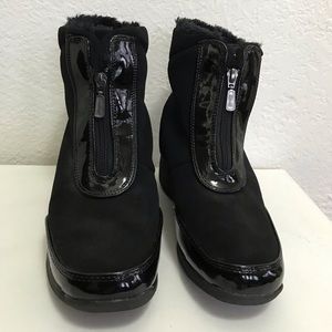 Khombu Lily Zip Thermolite Faux Fur Lined Boots